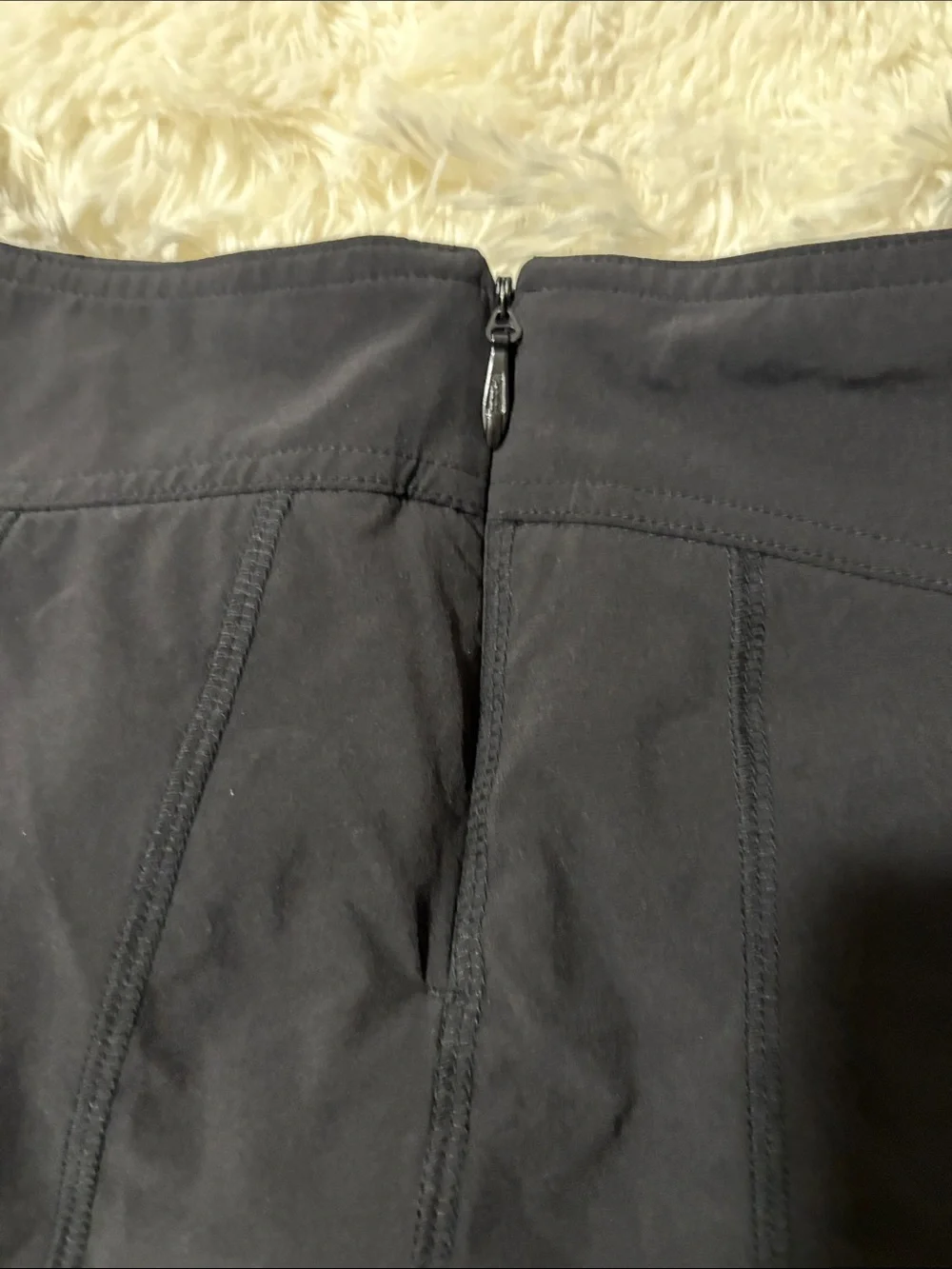 Athleta Black Circle Skirt with Subtle Panel Stitching - Picture 8 of 8
